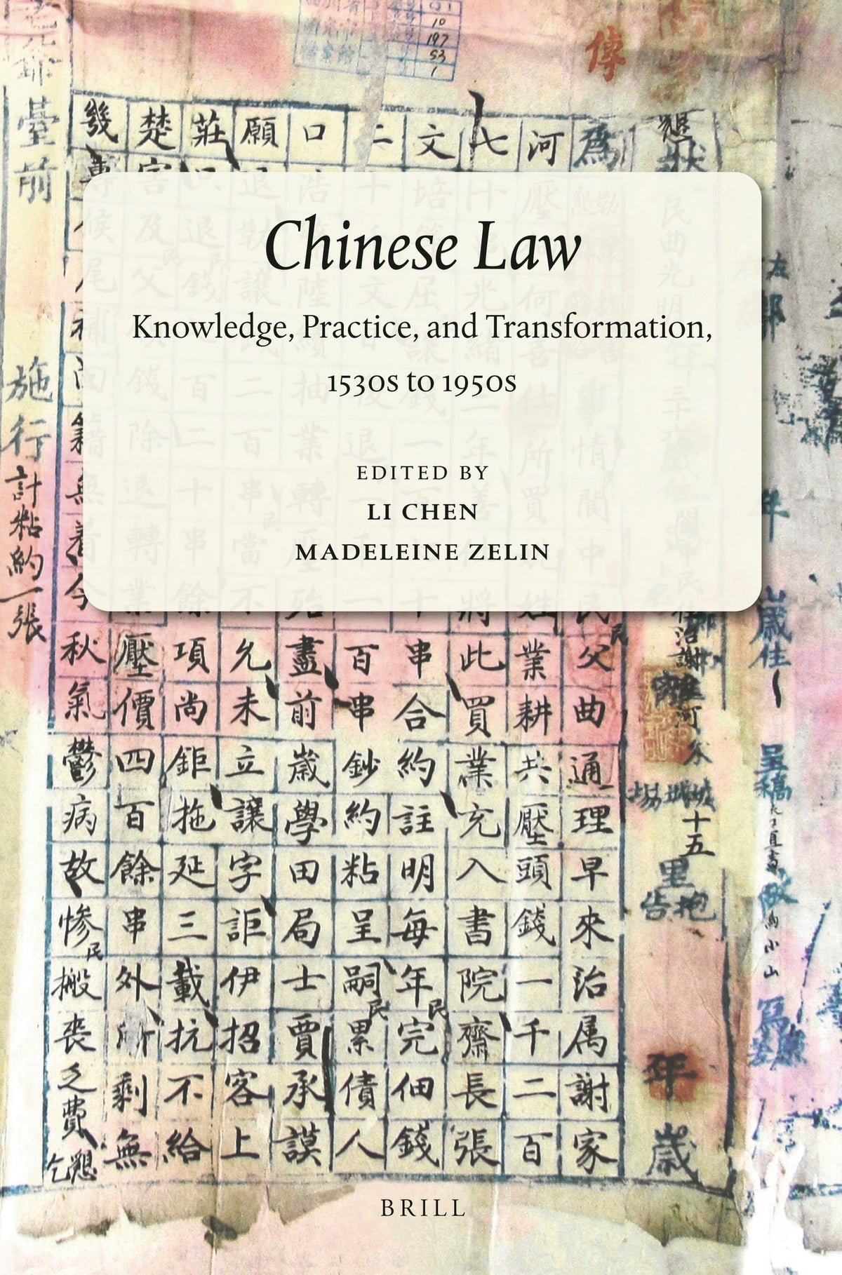 Cover image for Chinese Law ISBN 9789004362833
