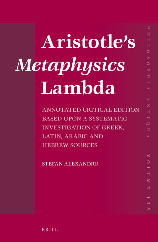 Aristotle’s Metaphysics Lambda
