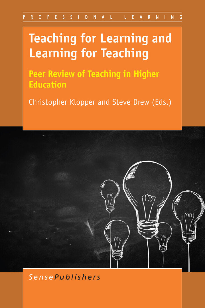 Cover image for Teaching for Learning and Learning for Teaching ISBN 9789463002875