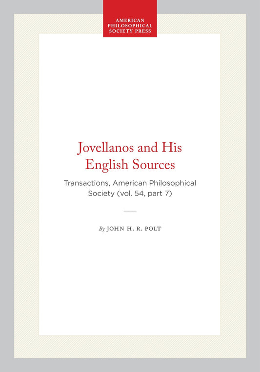 Jovellanos and His English Sources