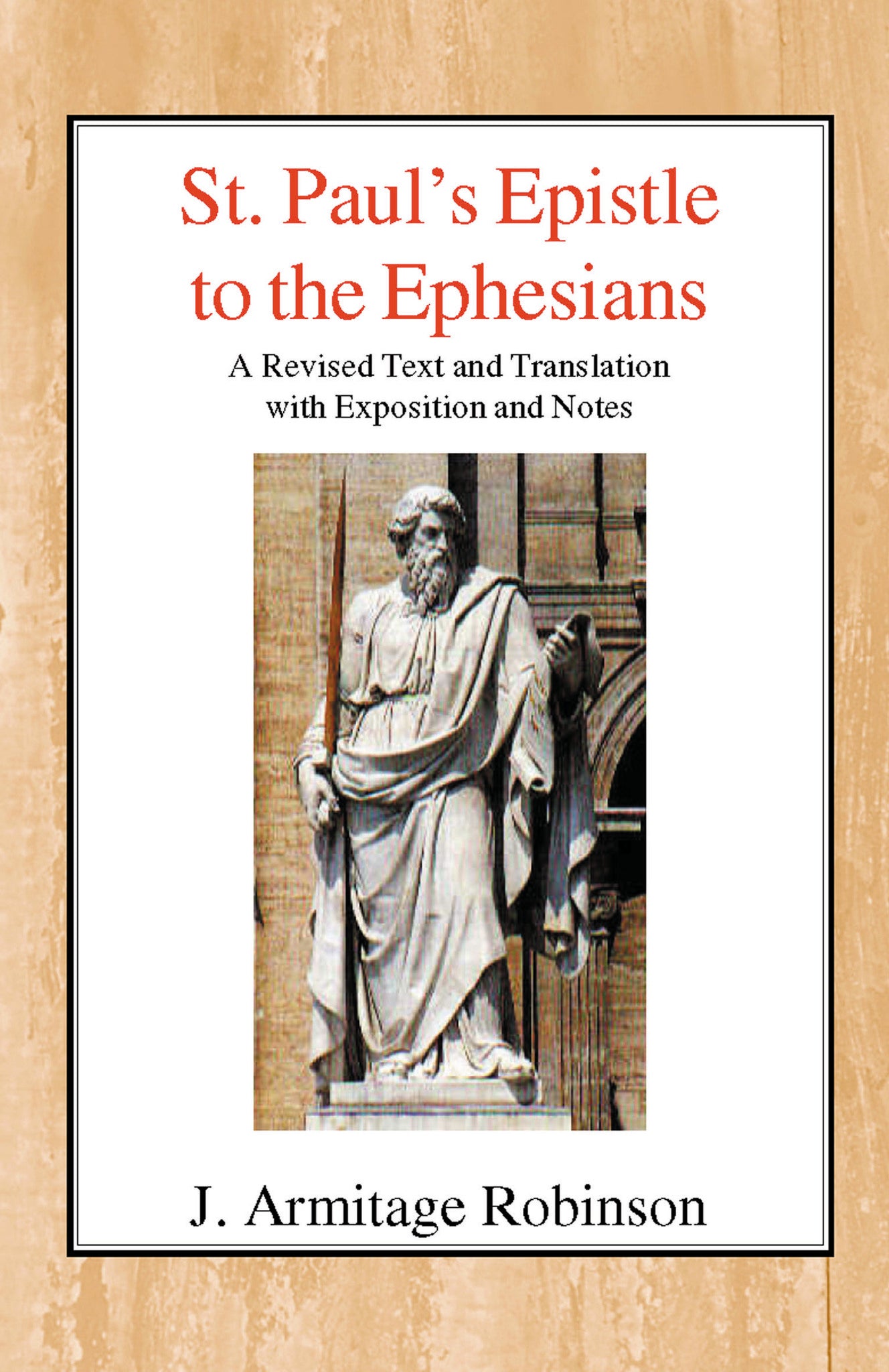 Cover image for St Paul's Epistle to the Ephesians ISBN 9780718890063