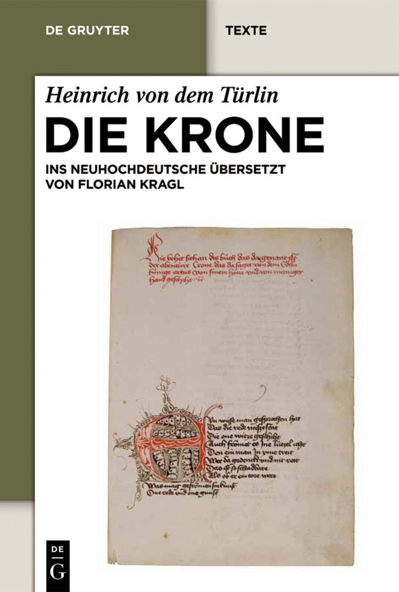 Cover image for Die Krone ISBN 9783110205459