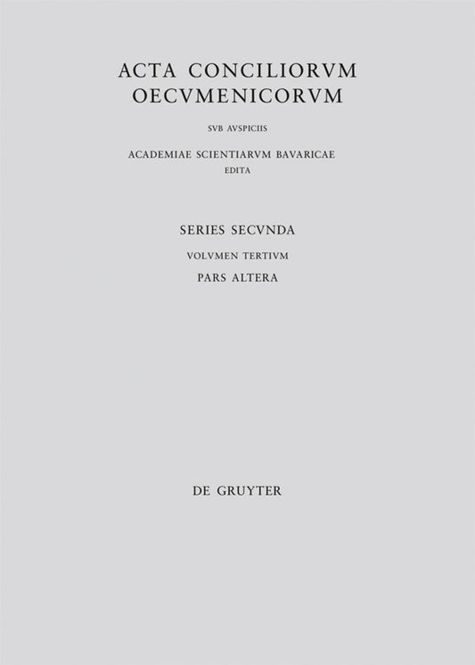 Concilii Actiones IV-V