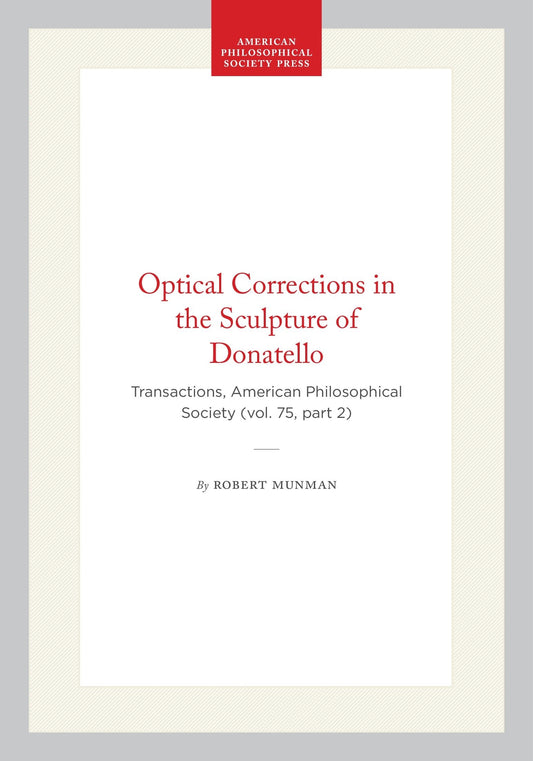 Optical Corrections in the Sculpture of Donatello