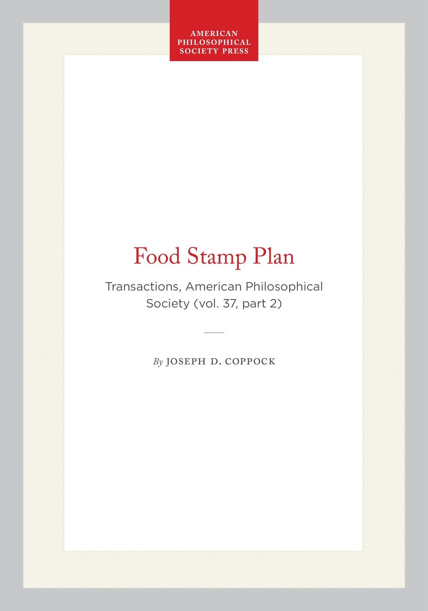 Food Stamp Plan