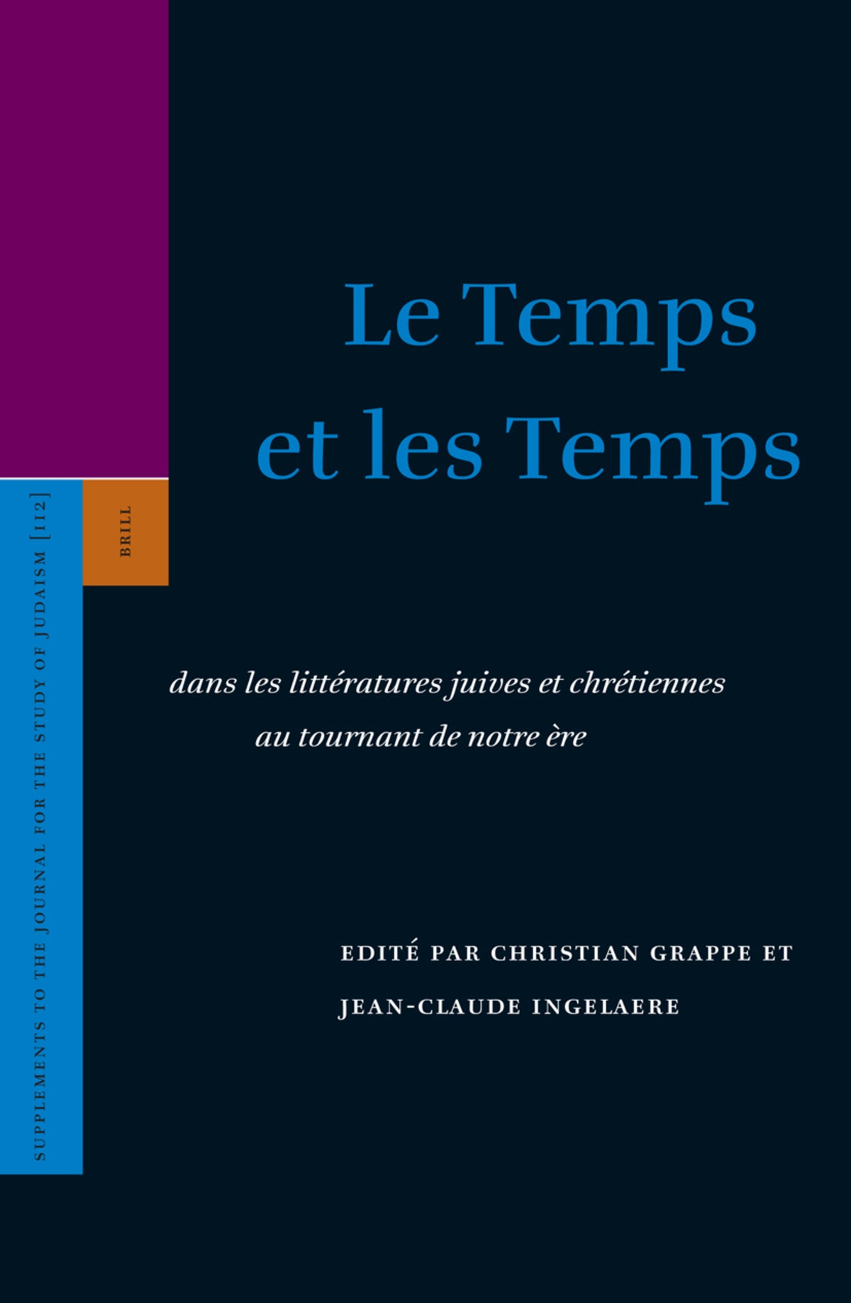 Cover image for Le Temps et les Temps ISBN 9789004150584