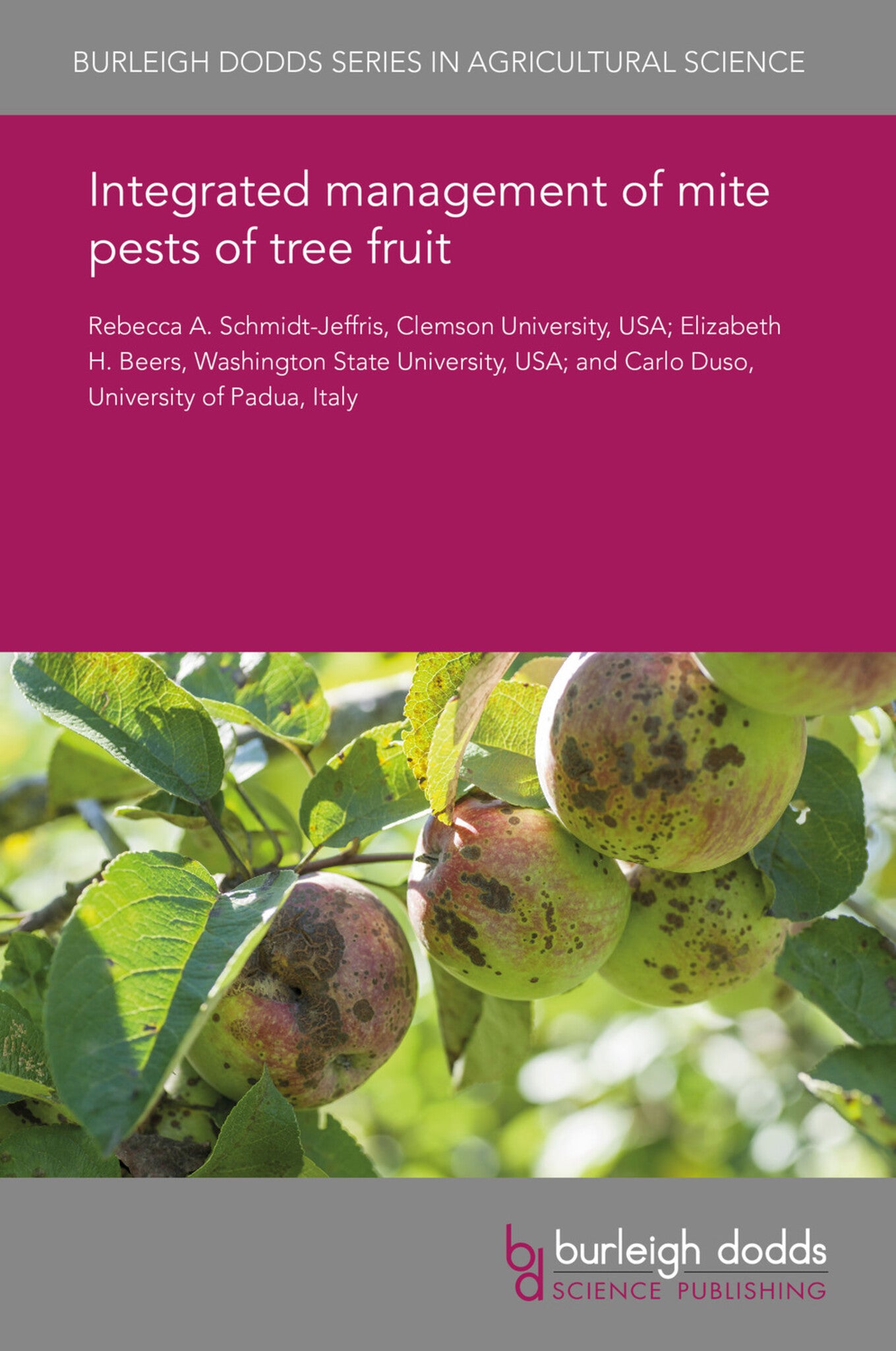 Cover image for Integrated management of mite pests of tree fruit ISBN 9781838799120