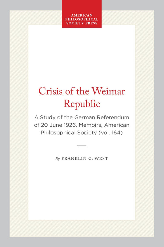 Crisis of the Weimar Republic