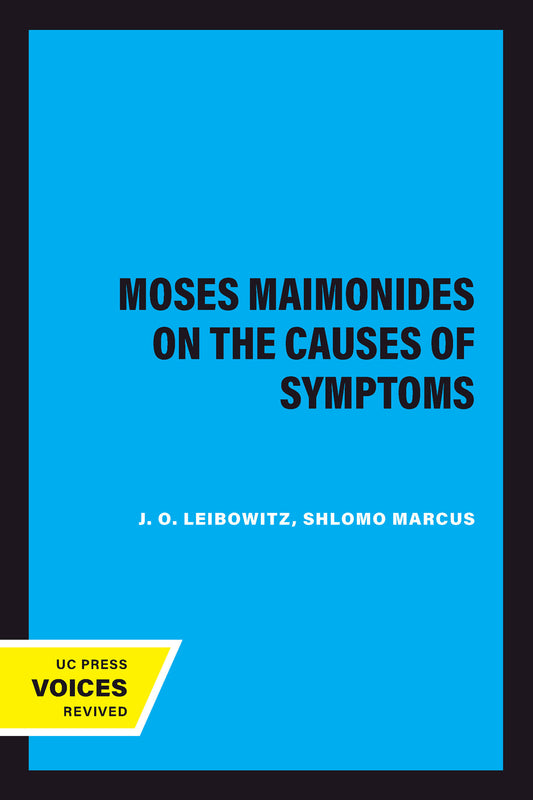 Moses Maimonides on the Causes of Symptoms