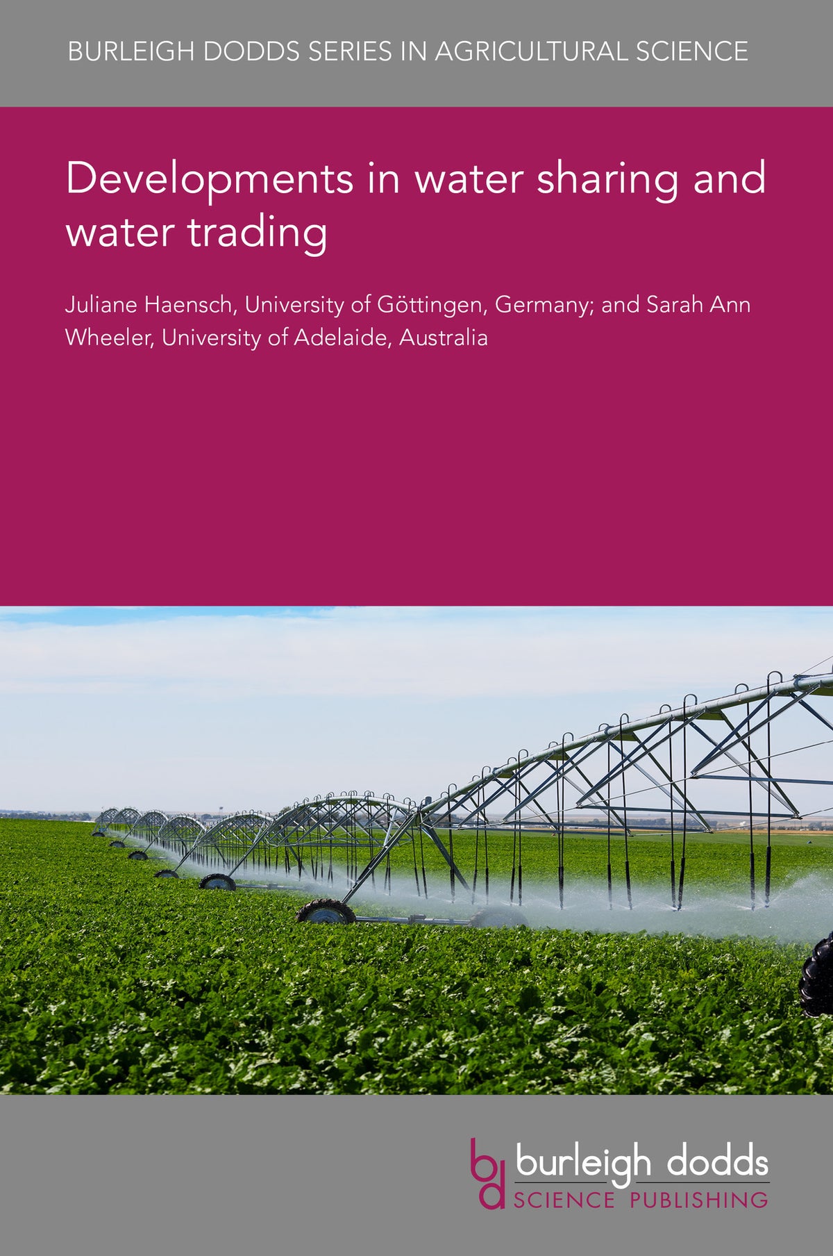 Cover image for Developments in water sharing and water trading ISBN 9781835451793