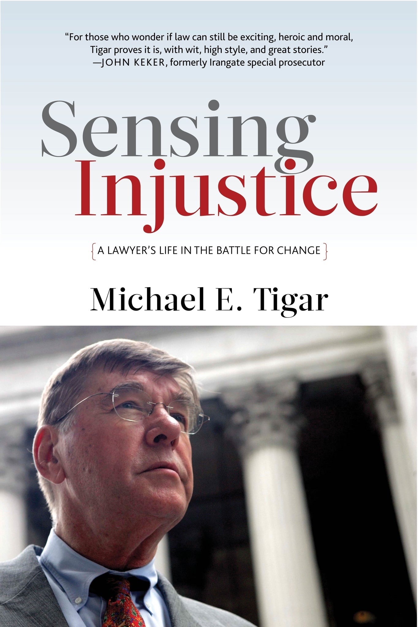 Cover image for Sensing Injustice ISBN 9781583679227