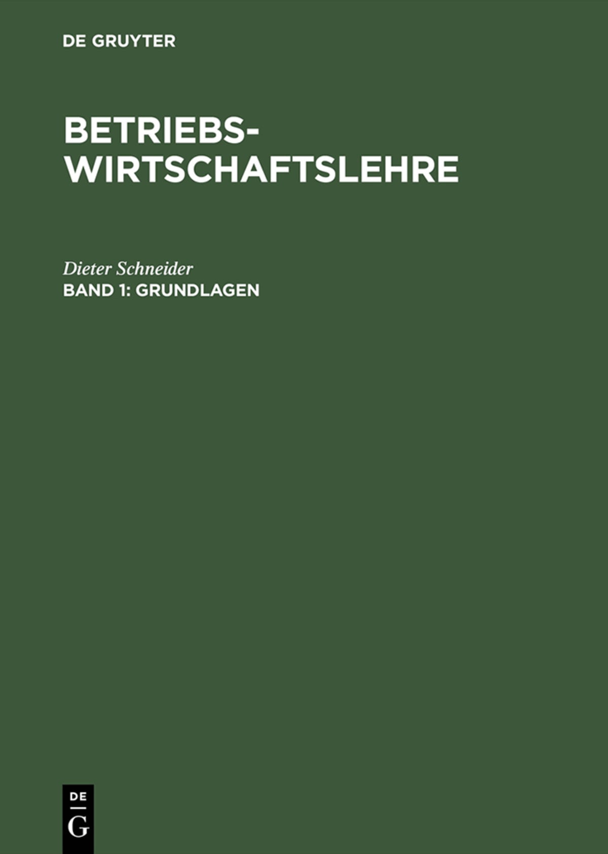 Cover image for Grundlagen ISBN 9783486234237