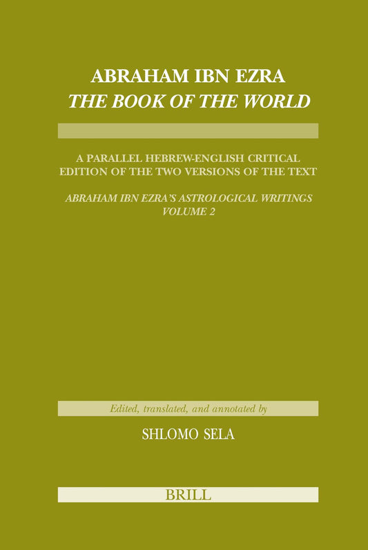 Abraham Ibn Ezra The Book of the World