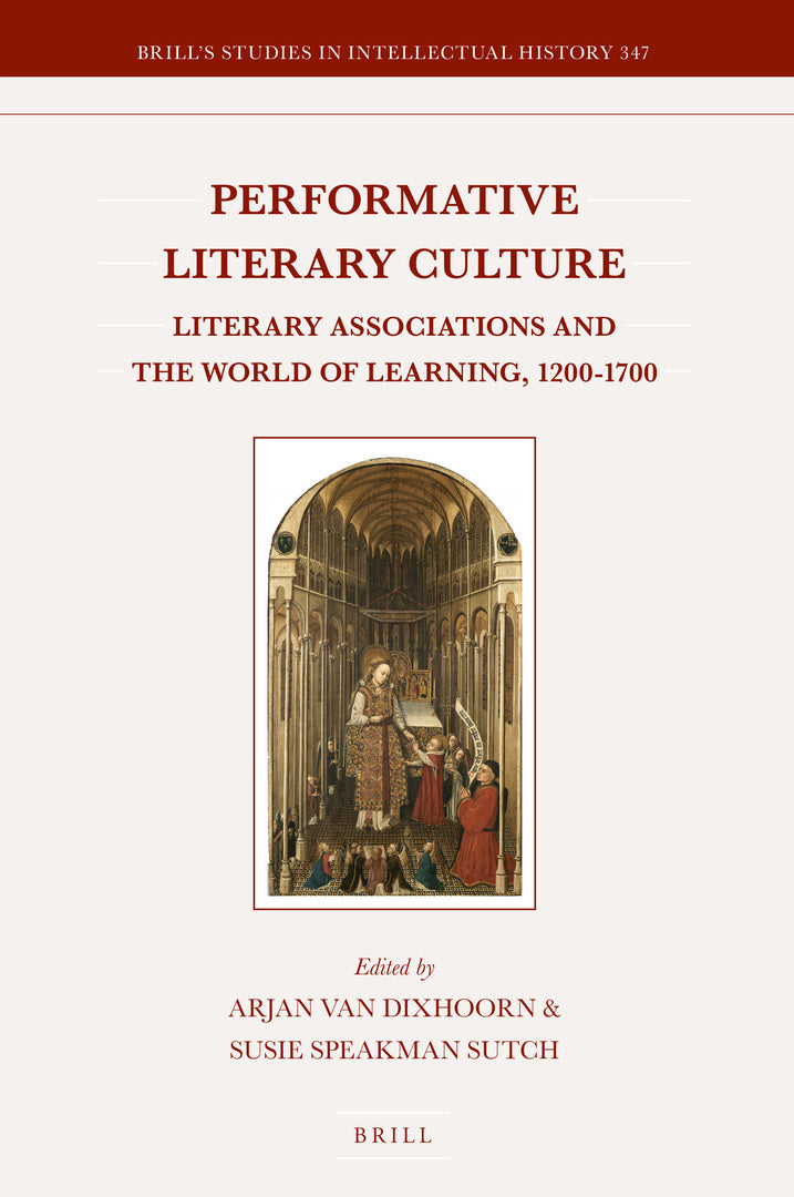 Cover image for Performative Literary Culture ISBN 9789004444638