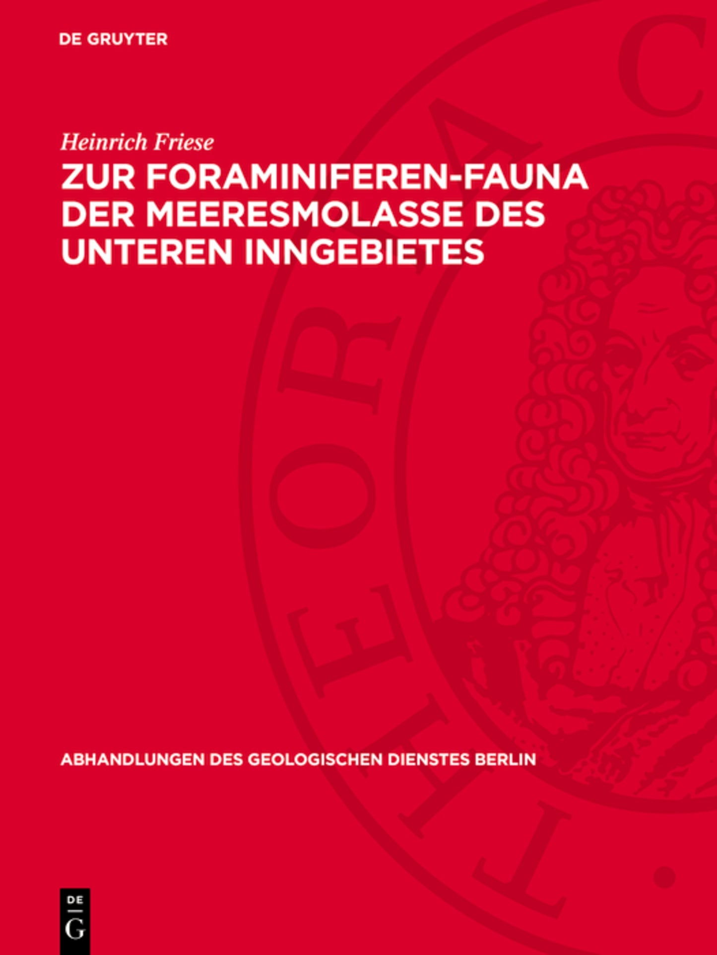 Zur Foraminiferen-Fauna der Meeresmolasse des Unteren Inngebietes