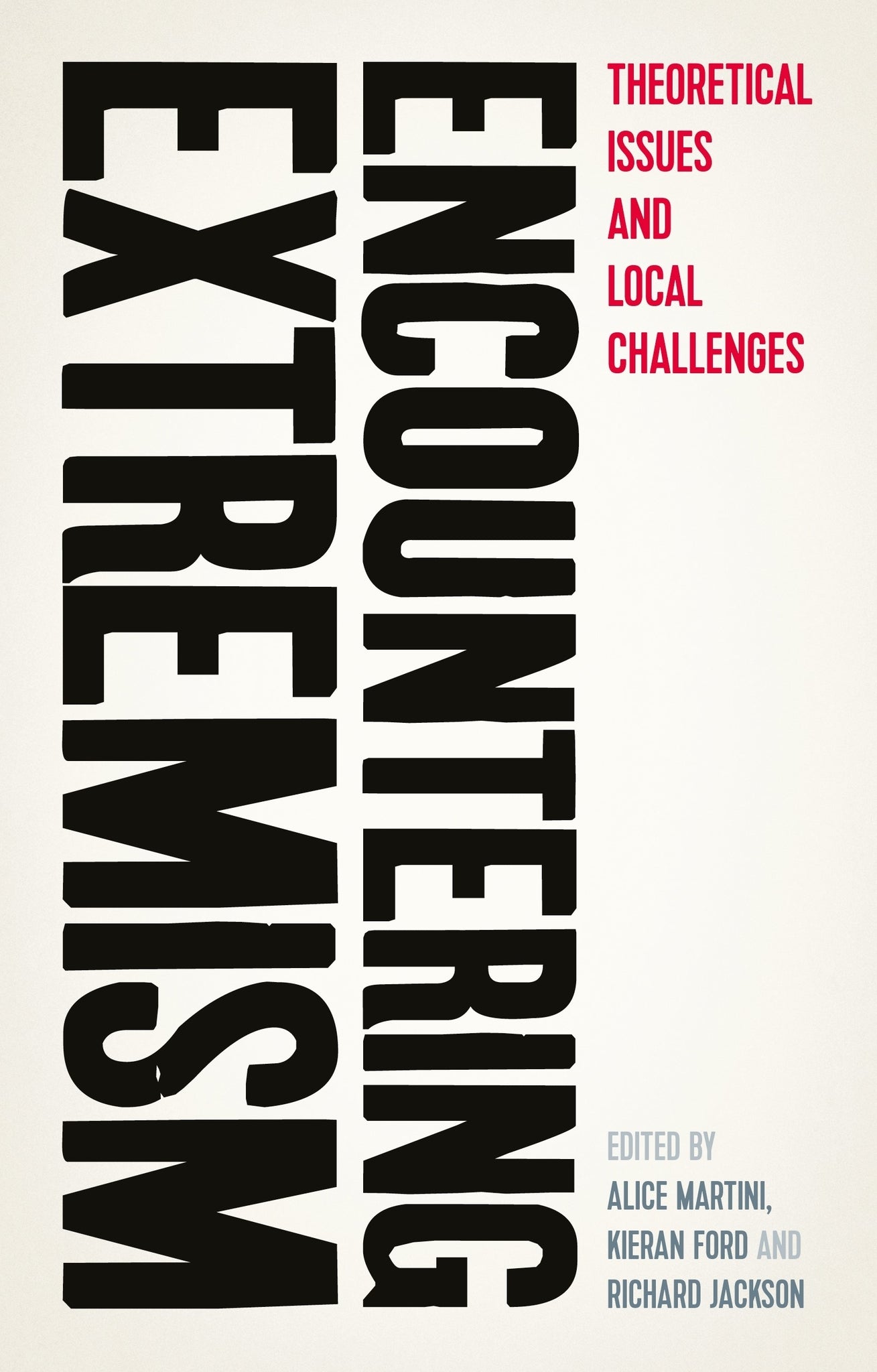 Cover image for Encountering extremism ISBN 9781526195654