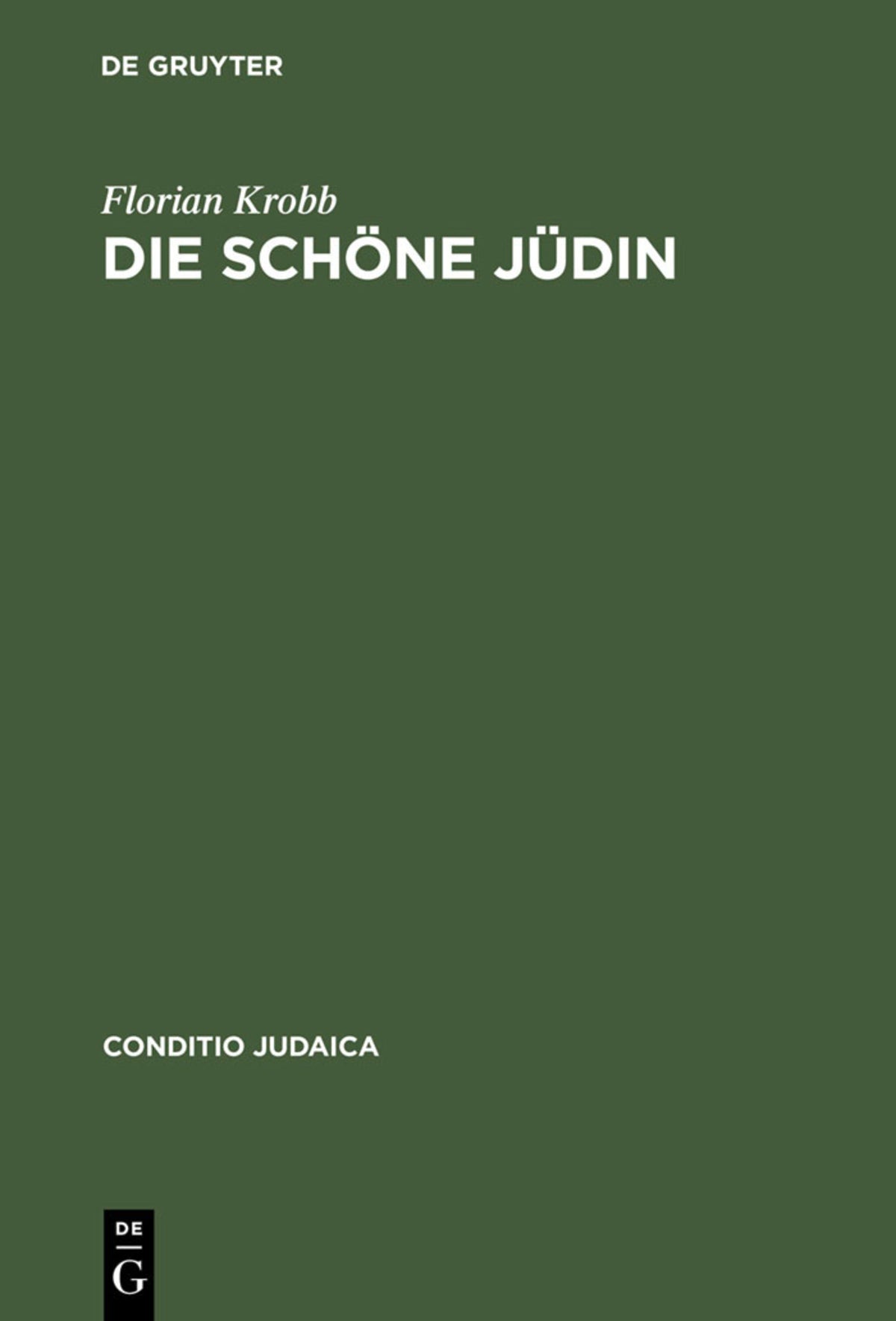 Cover image for Die schöne Jüdin ISBN 9783484651043