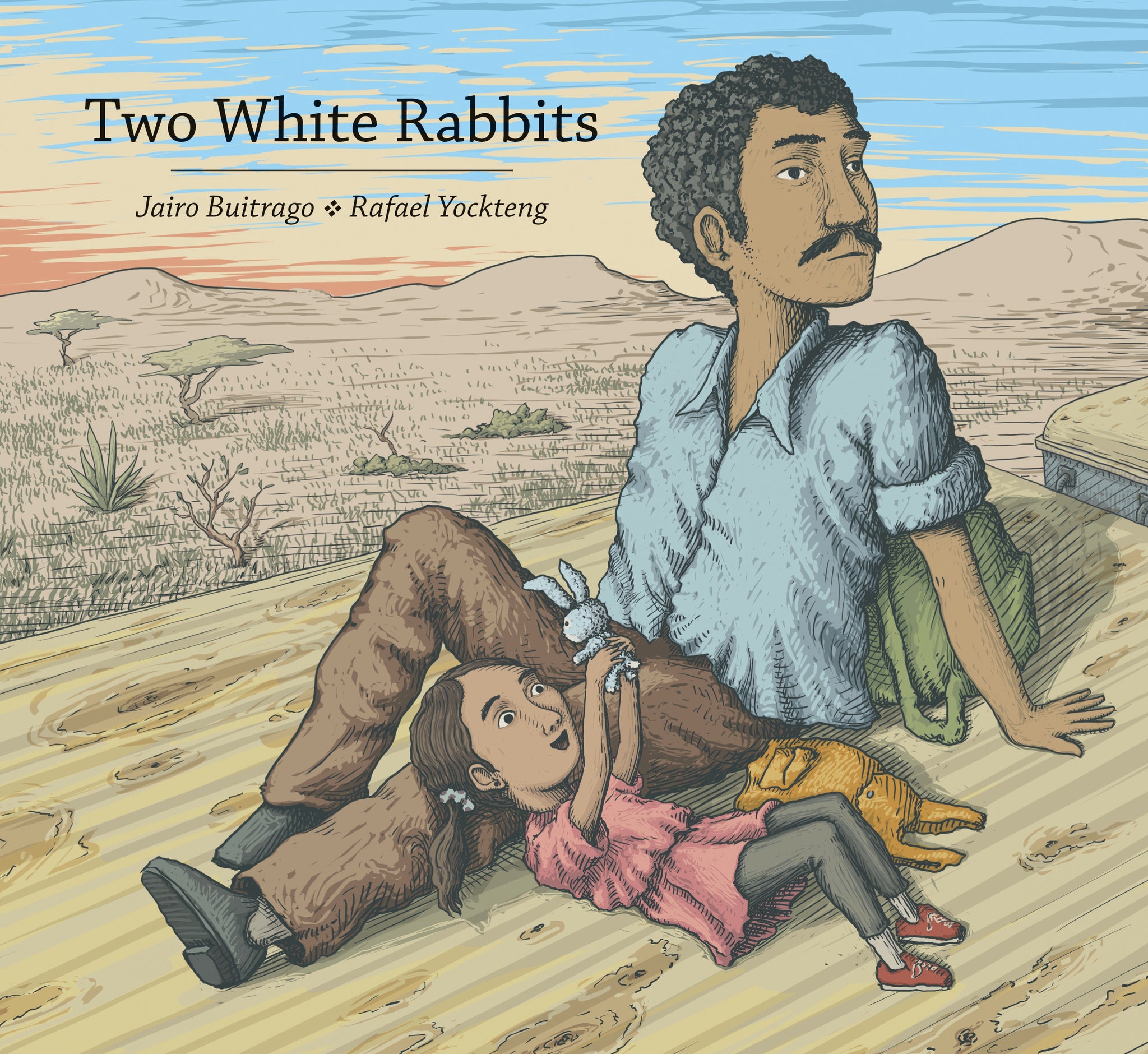 Cover image for Two White Rabbits ISBN 9781554987412
