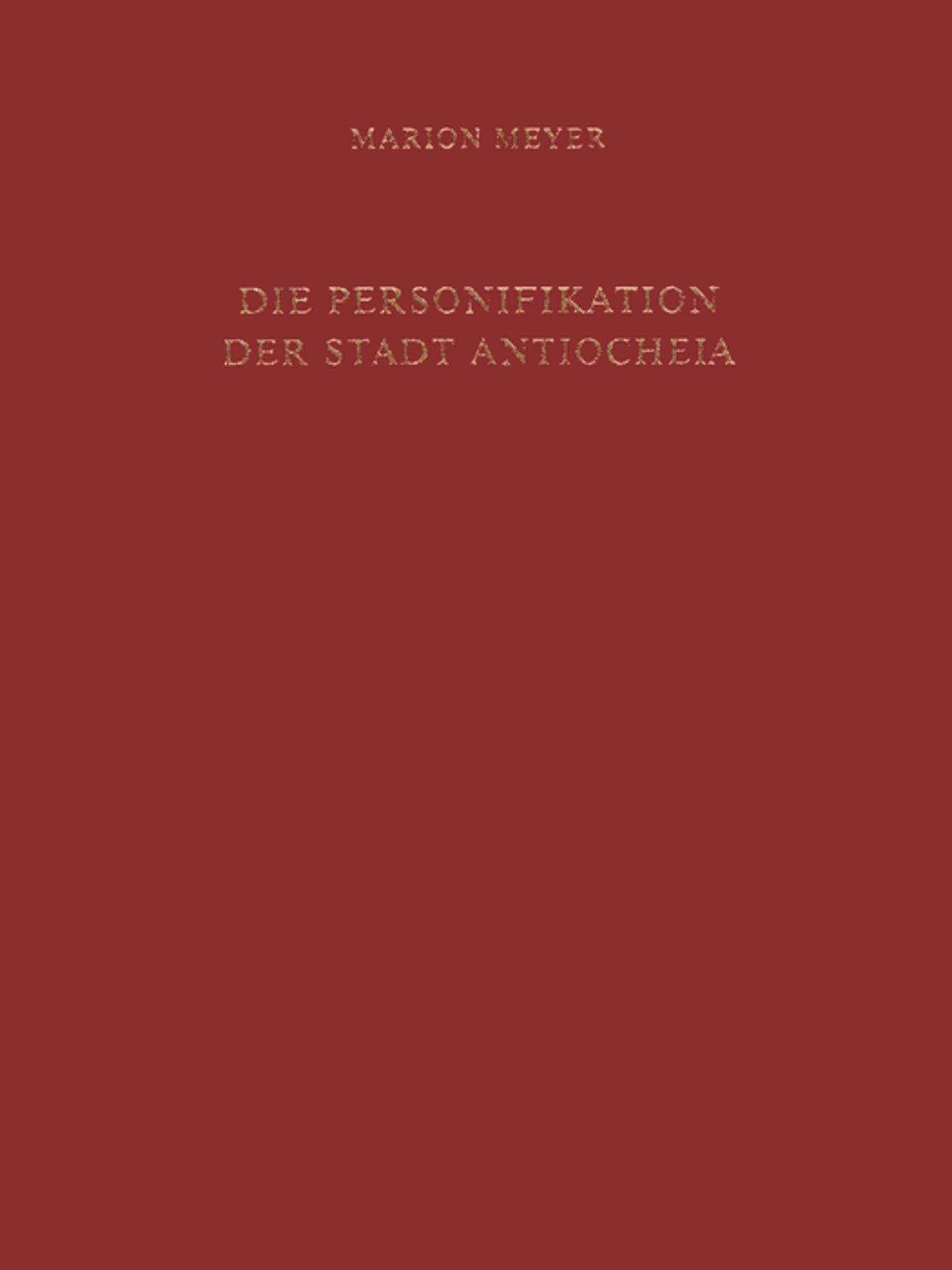 Die Personifikation der Stadt Antiocheia