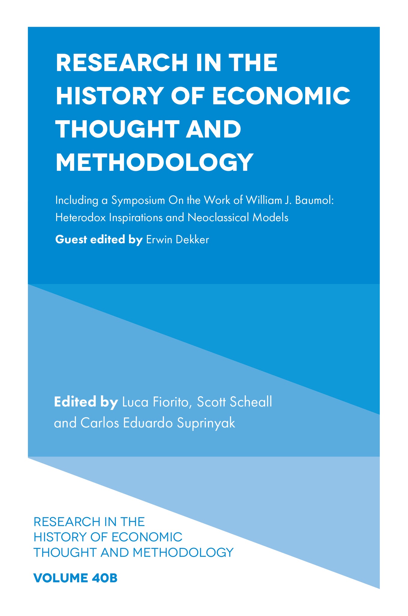 Cover image for Research in the History of Economic Thought and Methodology ISBN 9781803827087