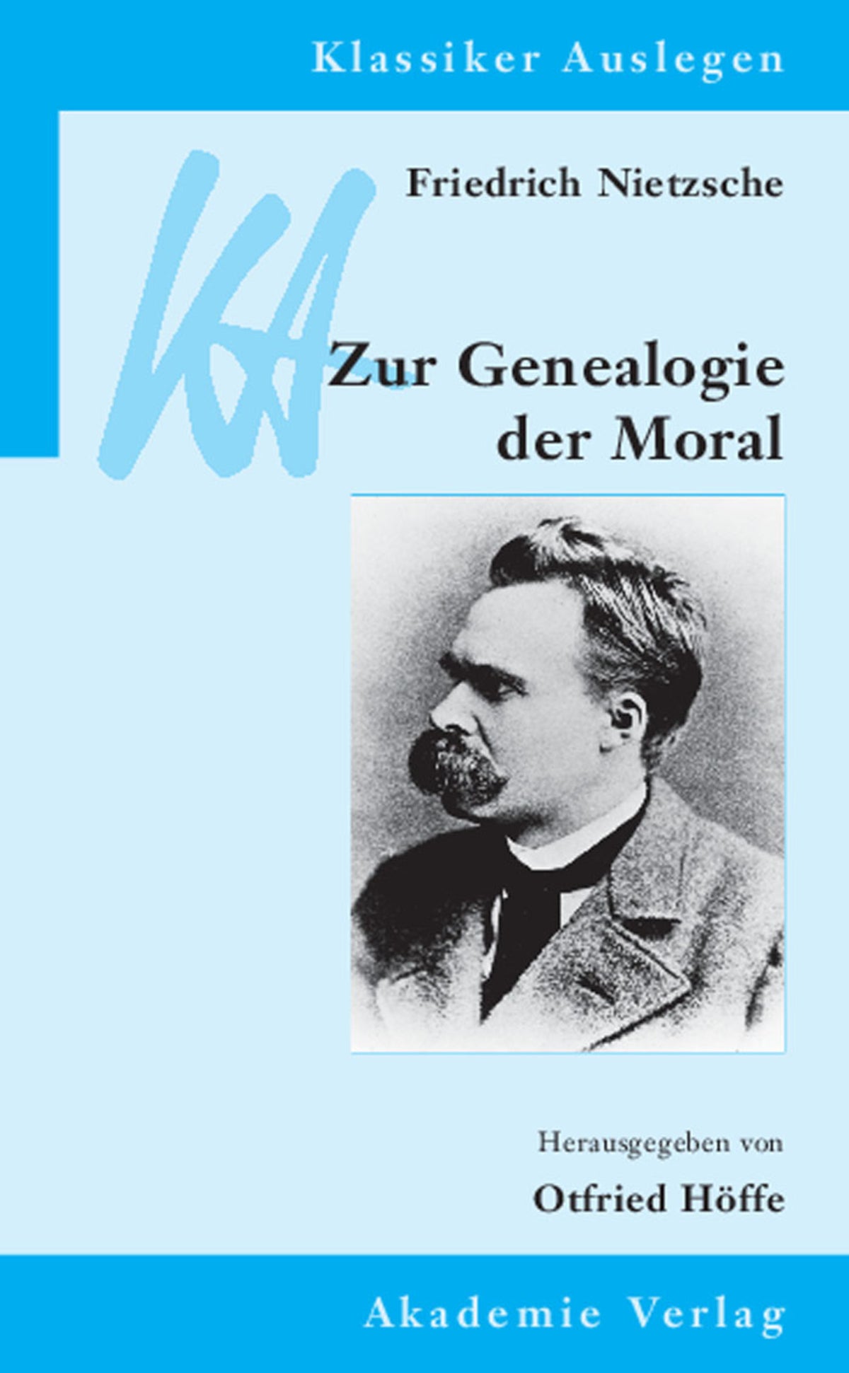 Cover image for Friedrich Nietzsche: Genealogie der Moral ISBN 9783050030265