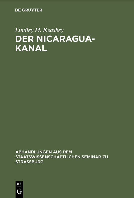 Der Nicaragua-Kanal