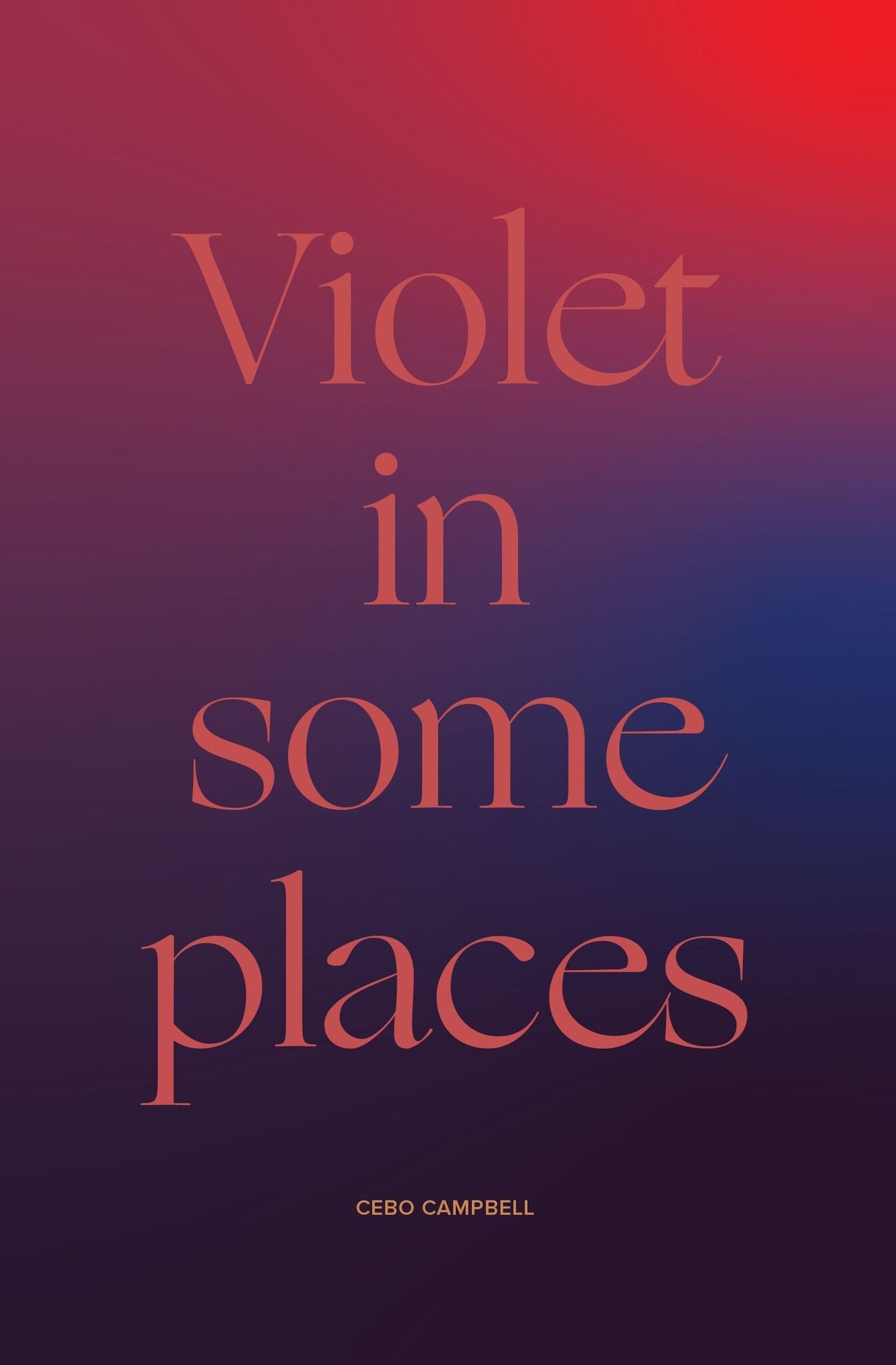 Cover image for Violet in Some Places ISBN 9781945649981