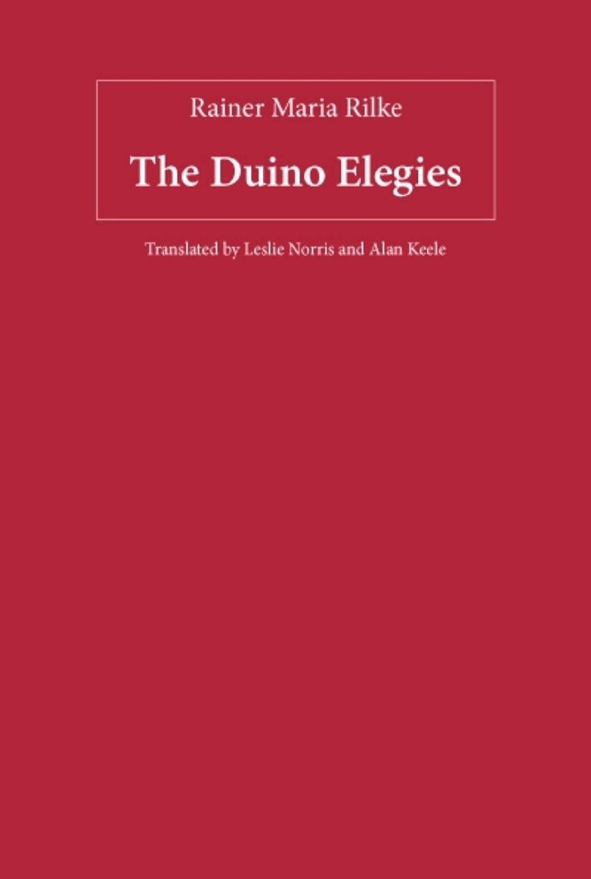 Cover image for The Duino Elegies ISBN 9781571133915