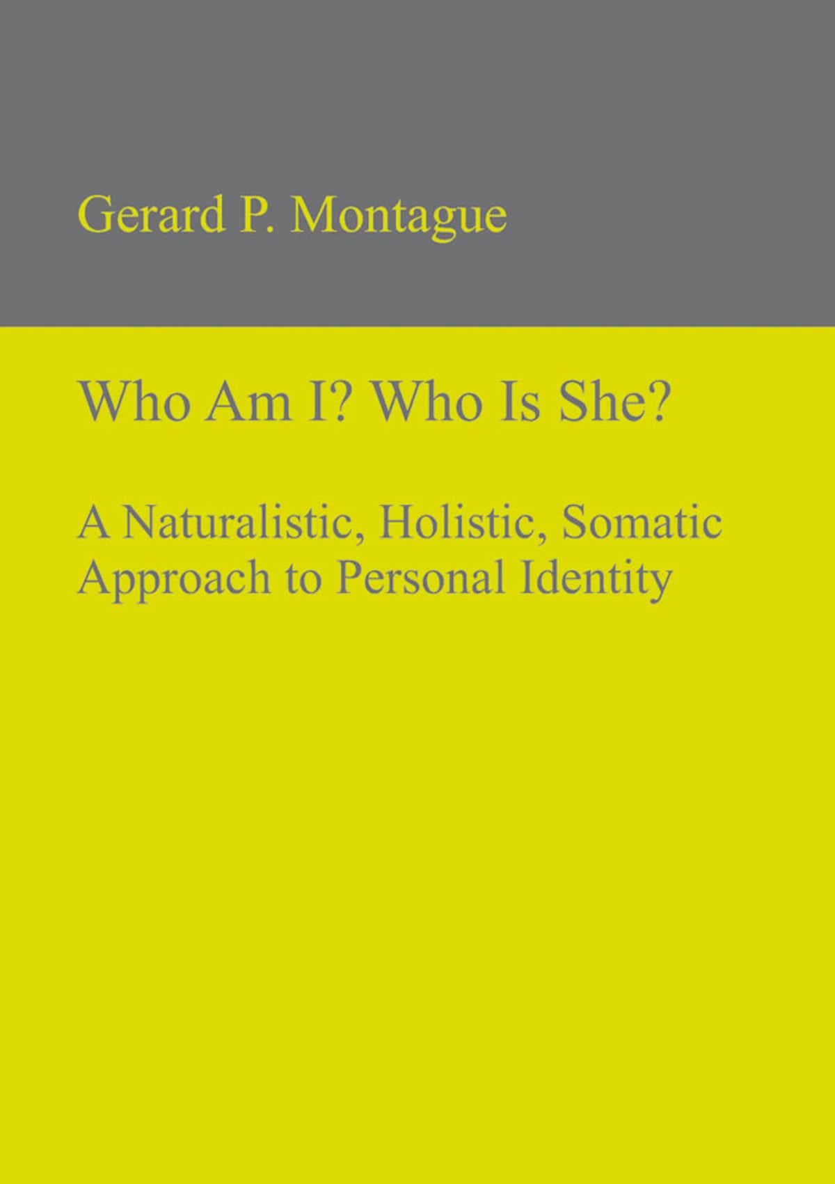 Cover image for Who Am I? Who Is She? ISBN 9783110320046
