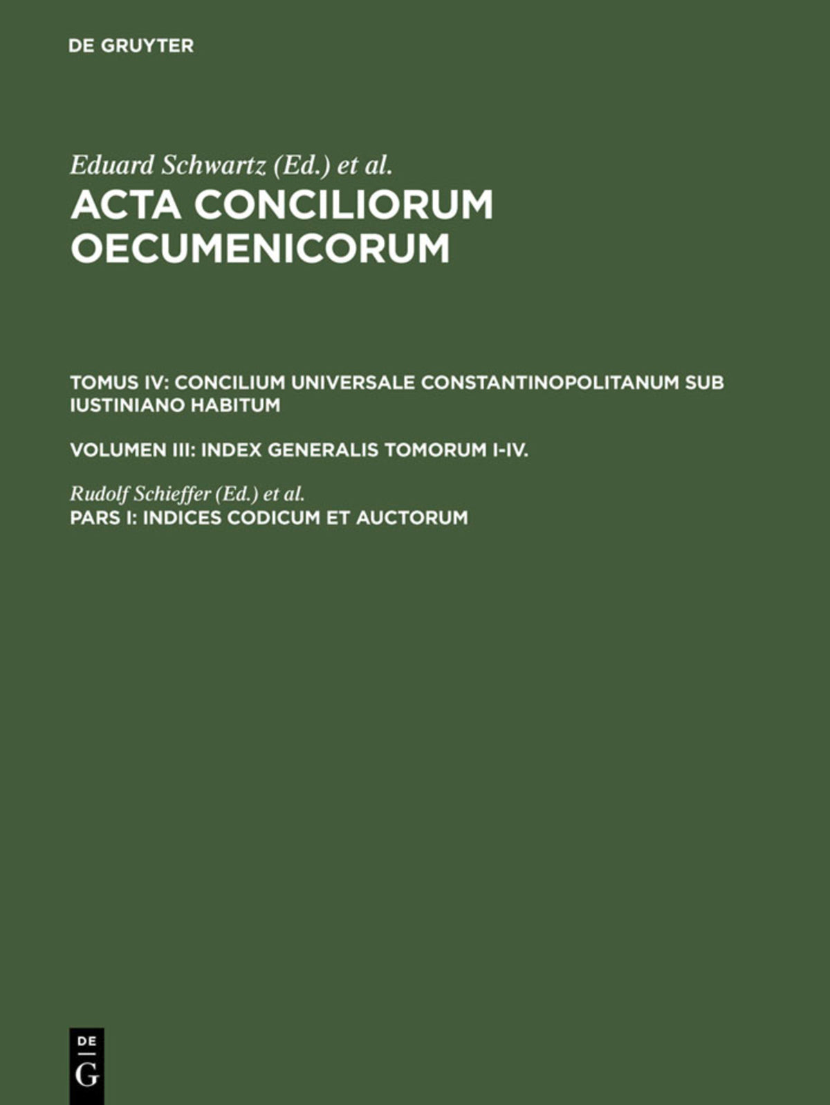 Cover image for Indices codicum et auctorum ISBN 9783110044492