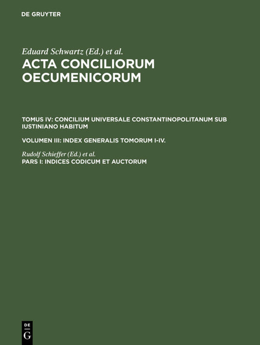 Indices codicum et auctorum
