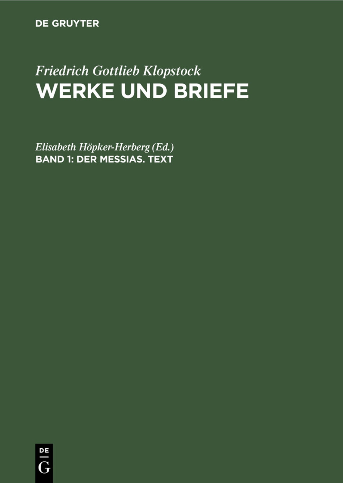 Der Messias. Text