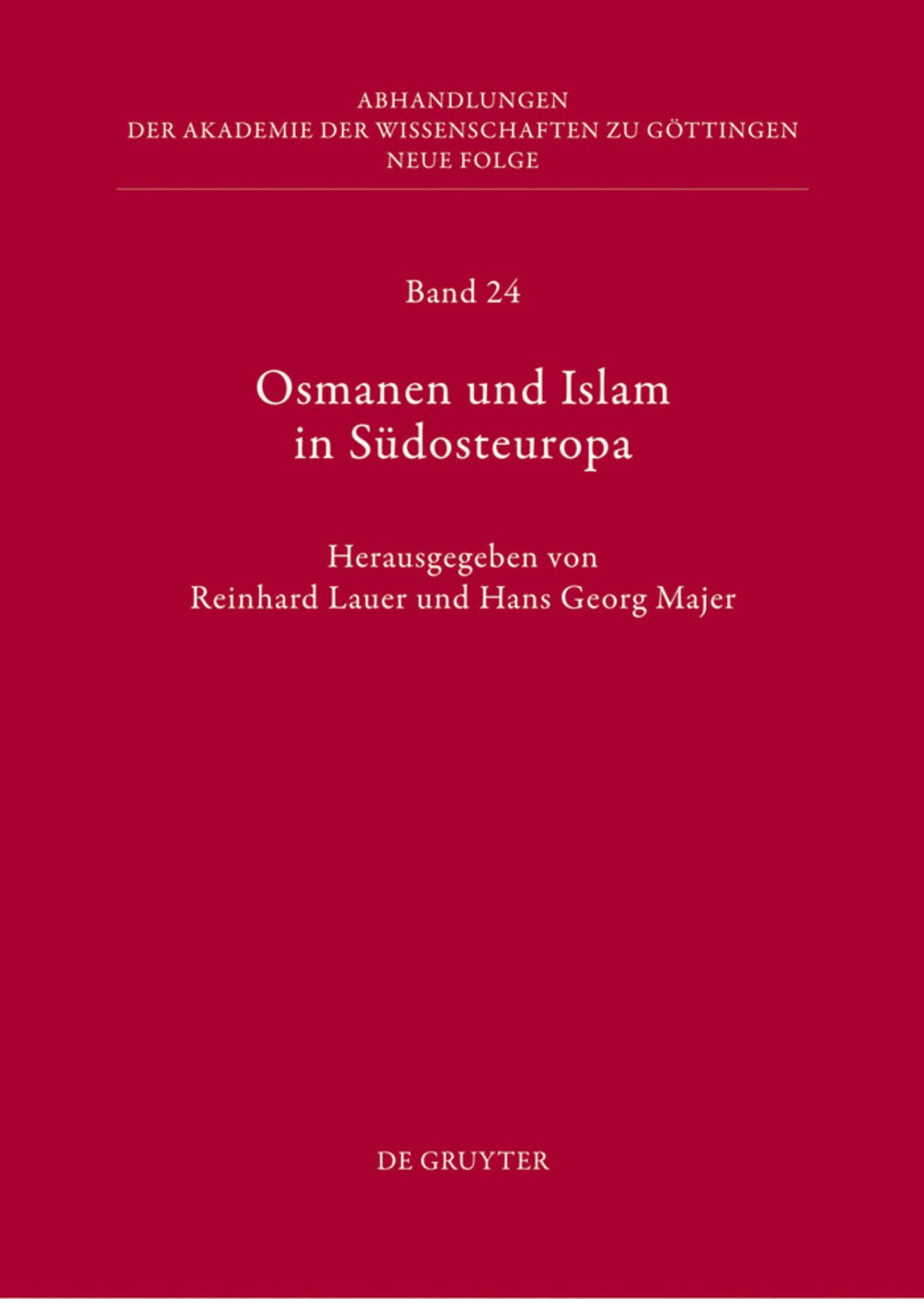 Osmanen und Islam in Südosteuropa