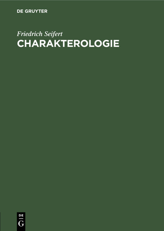 Charakterologie