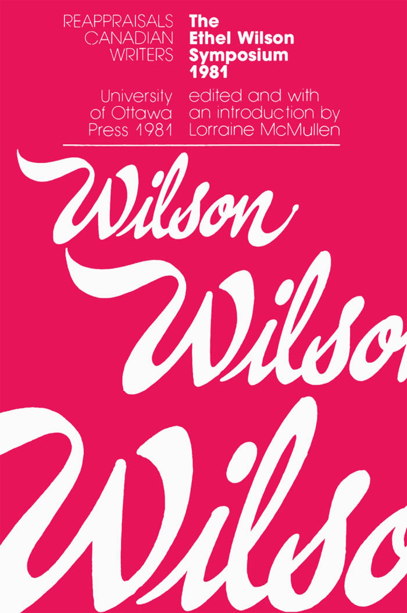 The Ethel Wilson Symposium