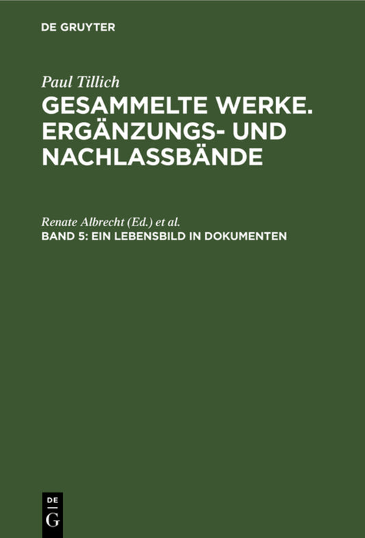Ein Lebensbild in Dokumenten