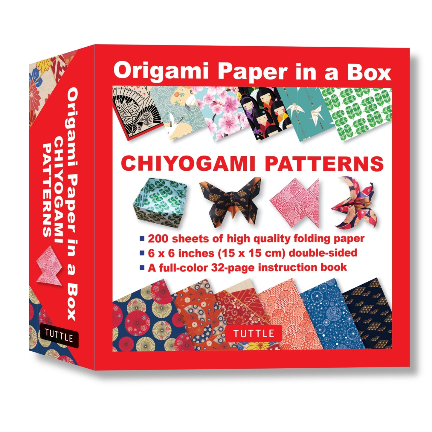 Origami Paper in a Box - Chiyogami Patterns