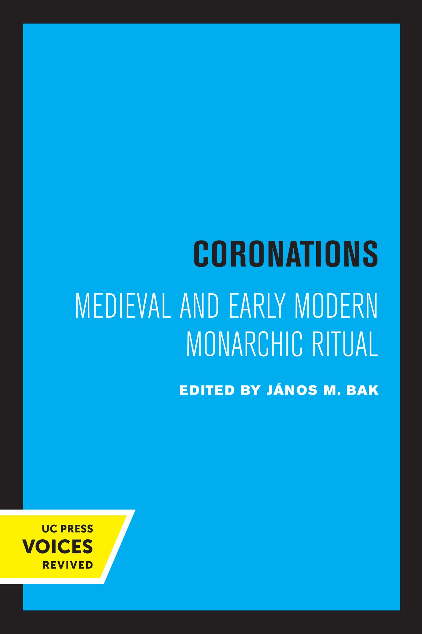 Cover image for Coronations ISBN 9780520306141