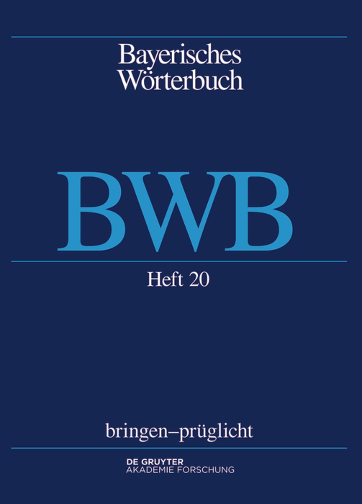 bringen – prüglicht