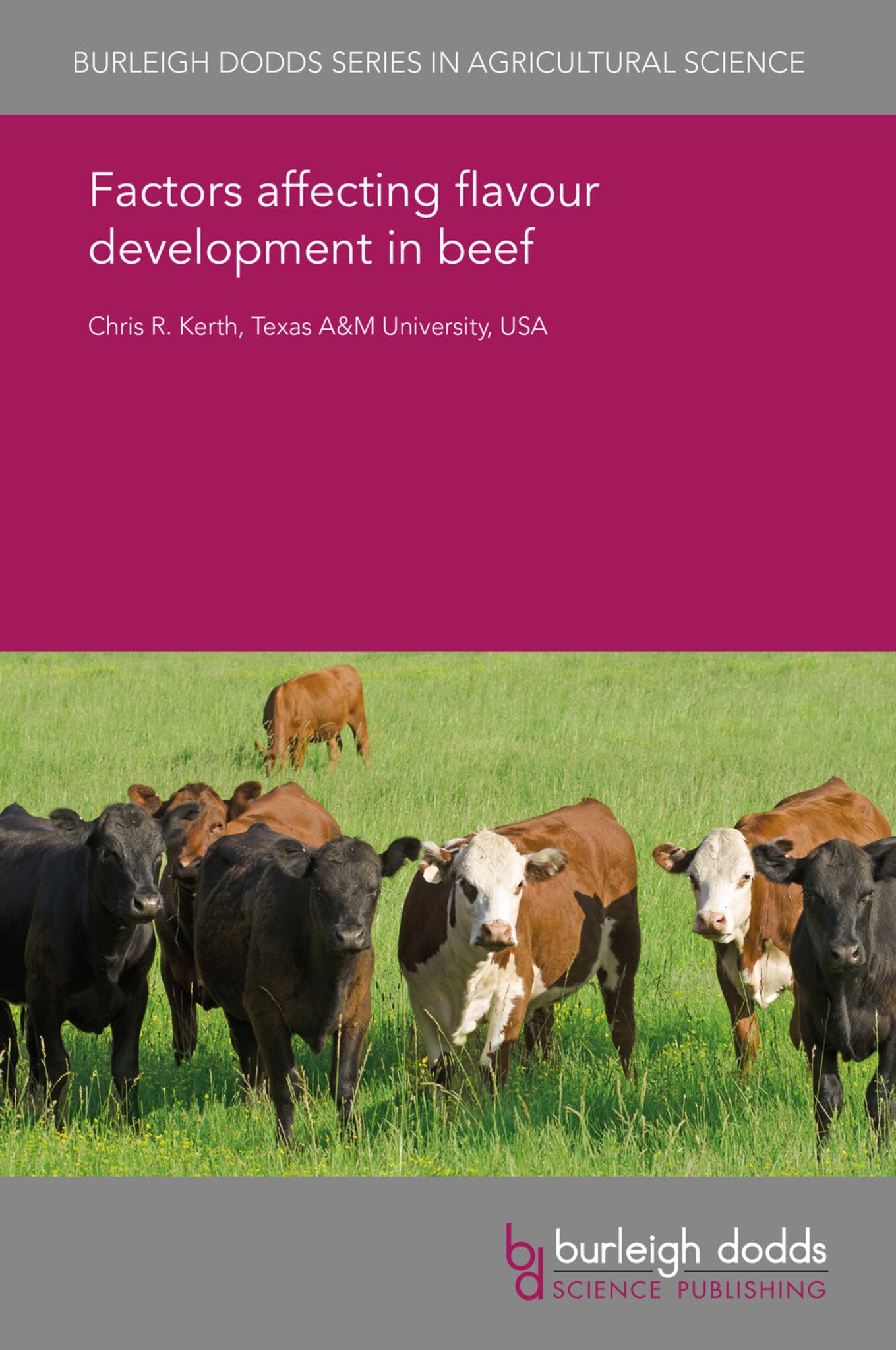 Cover image for Factors affecting flavour development in beef ISBN 9781838790431