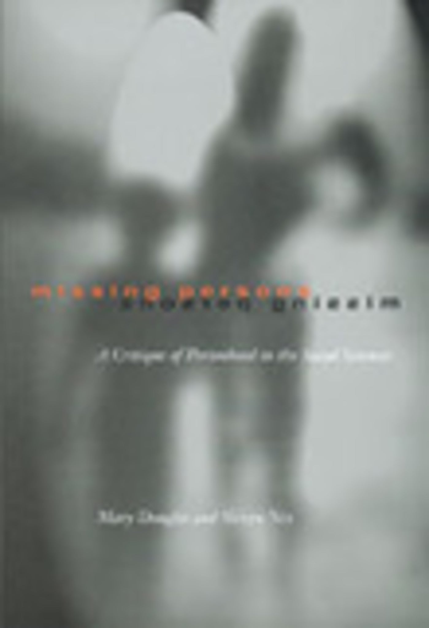 Cover image for Missing Persons ISBN 9780520918627