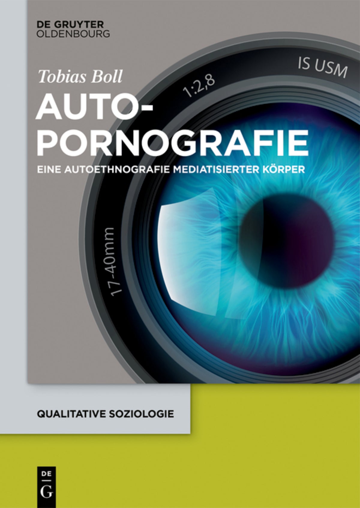 Cover image for Autopornografie ISBN 9783110577396