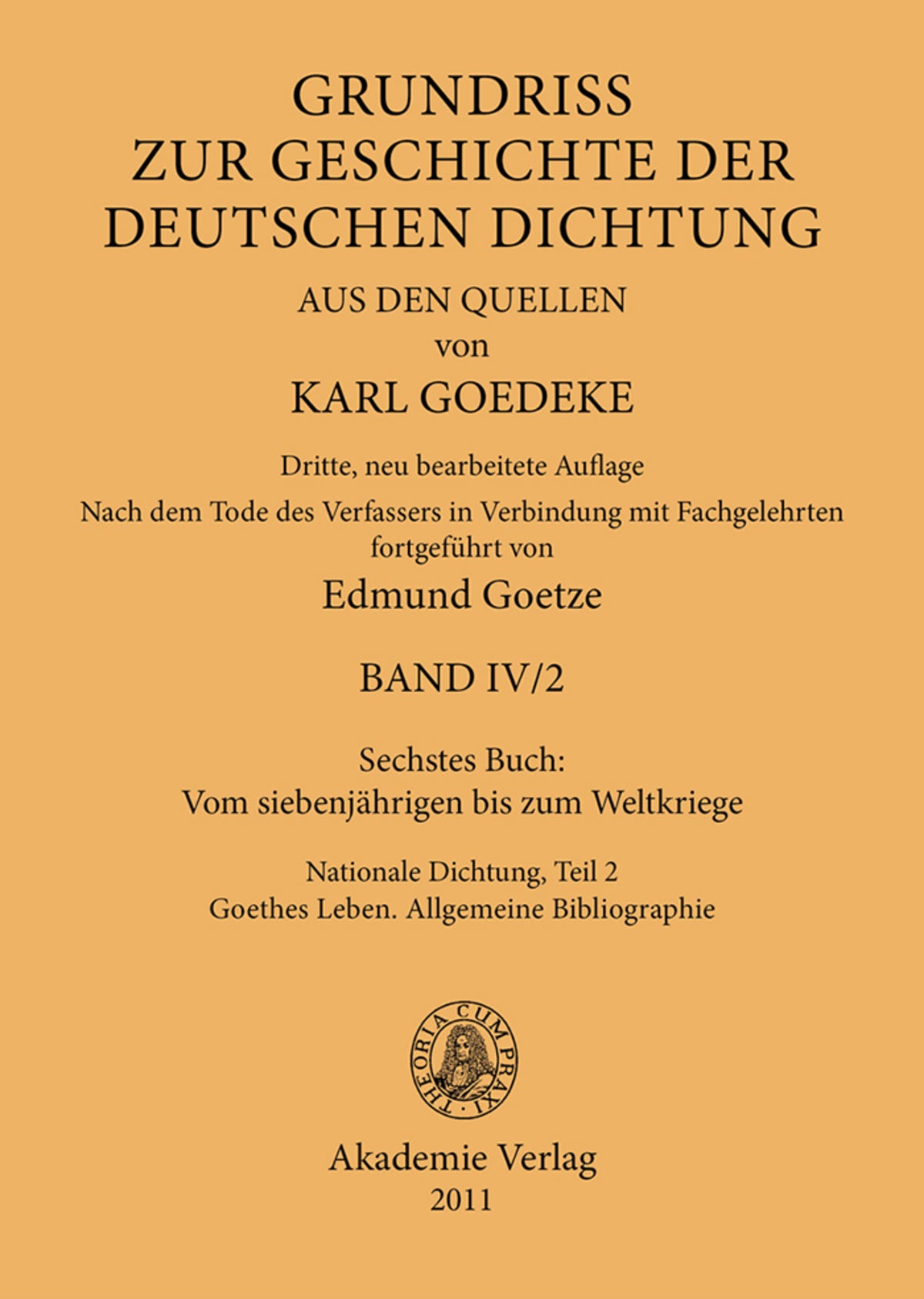 Sechstes Buch: Vom siebenjährigen bis zum Weltkriege