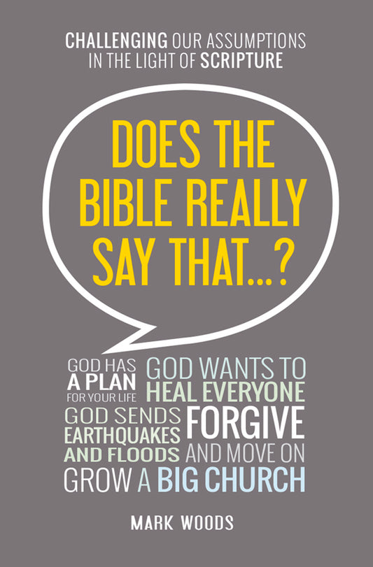 Does the Bible Really Say That?