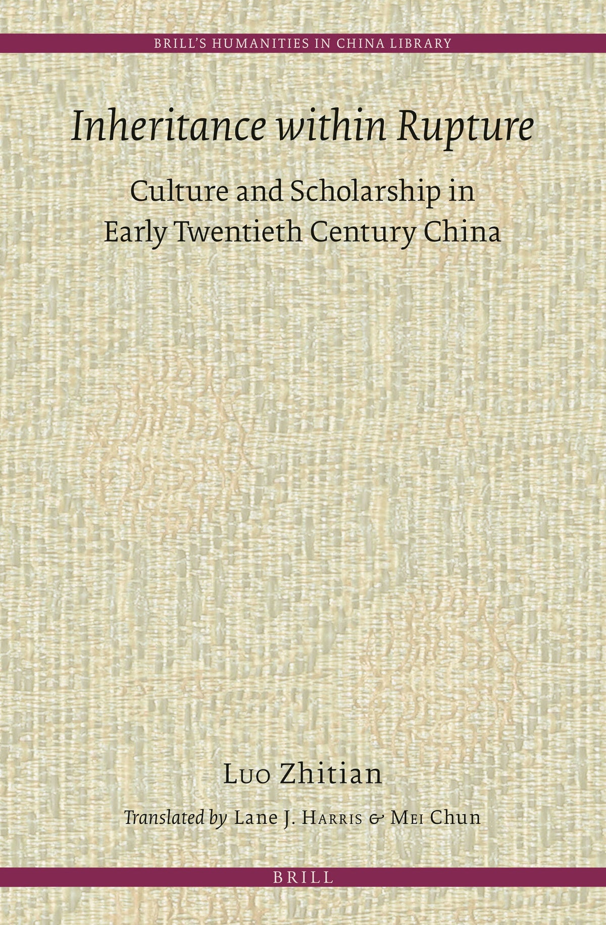 Cover image for Inheritance within Rupture ISBN 9789004247796