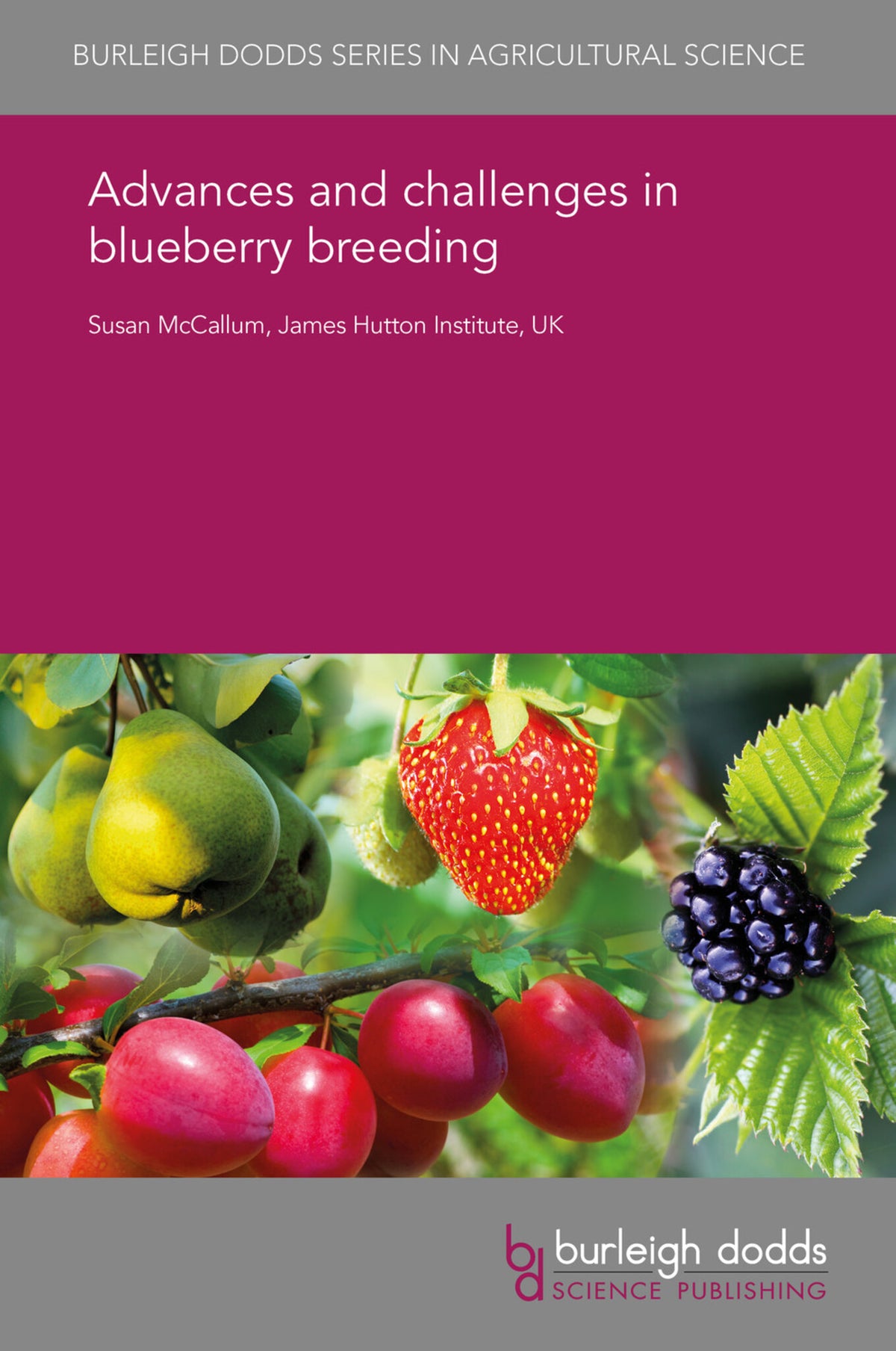 Cover image for Advances and challenges in blueberry breeding ISBN 9781838798192