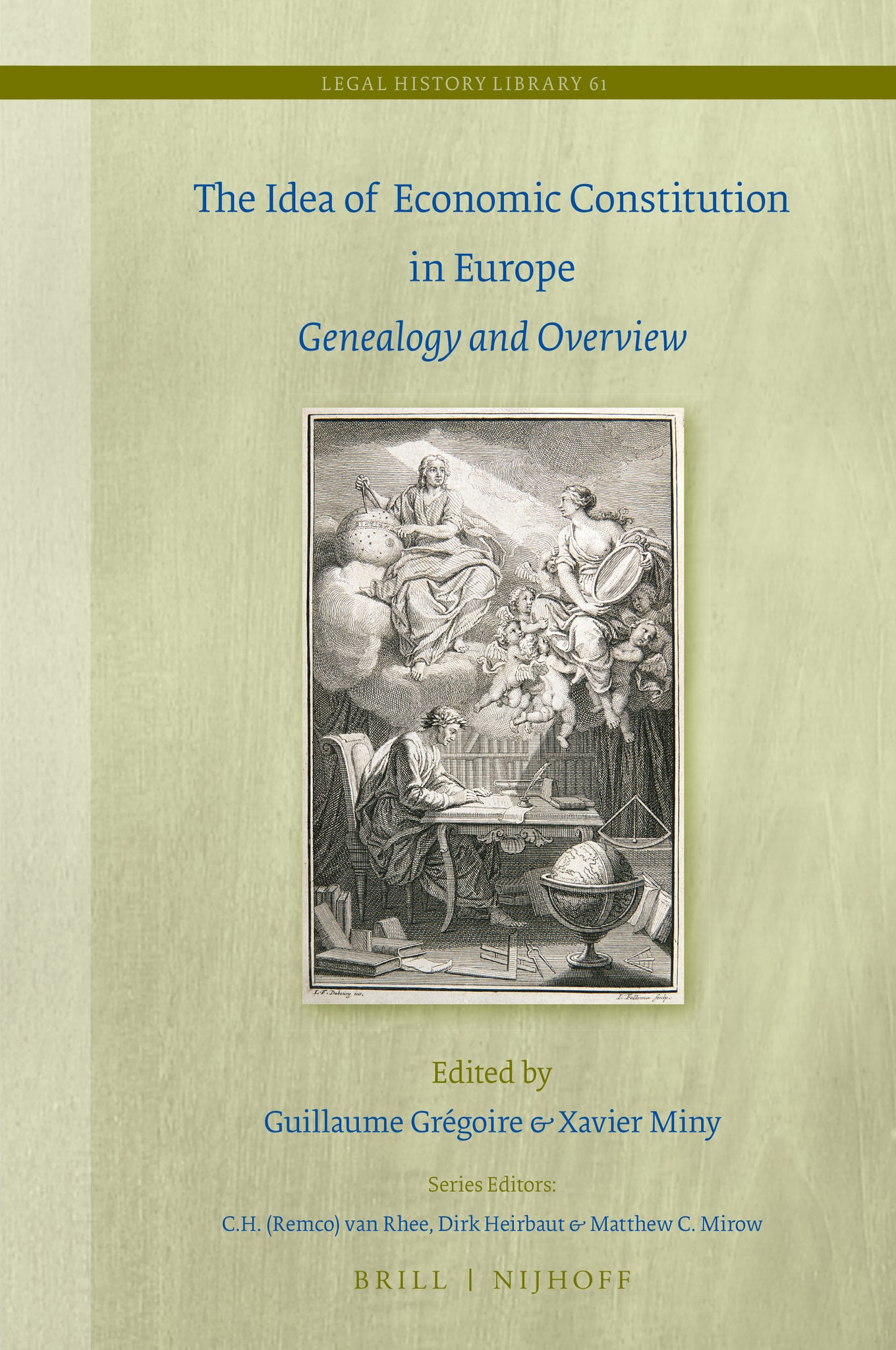 Cover image for The Idea of Economic Constitution in Europe ISBN 9789004519336