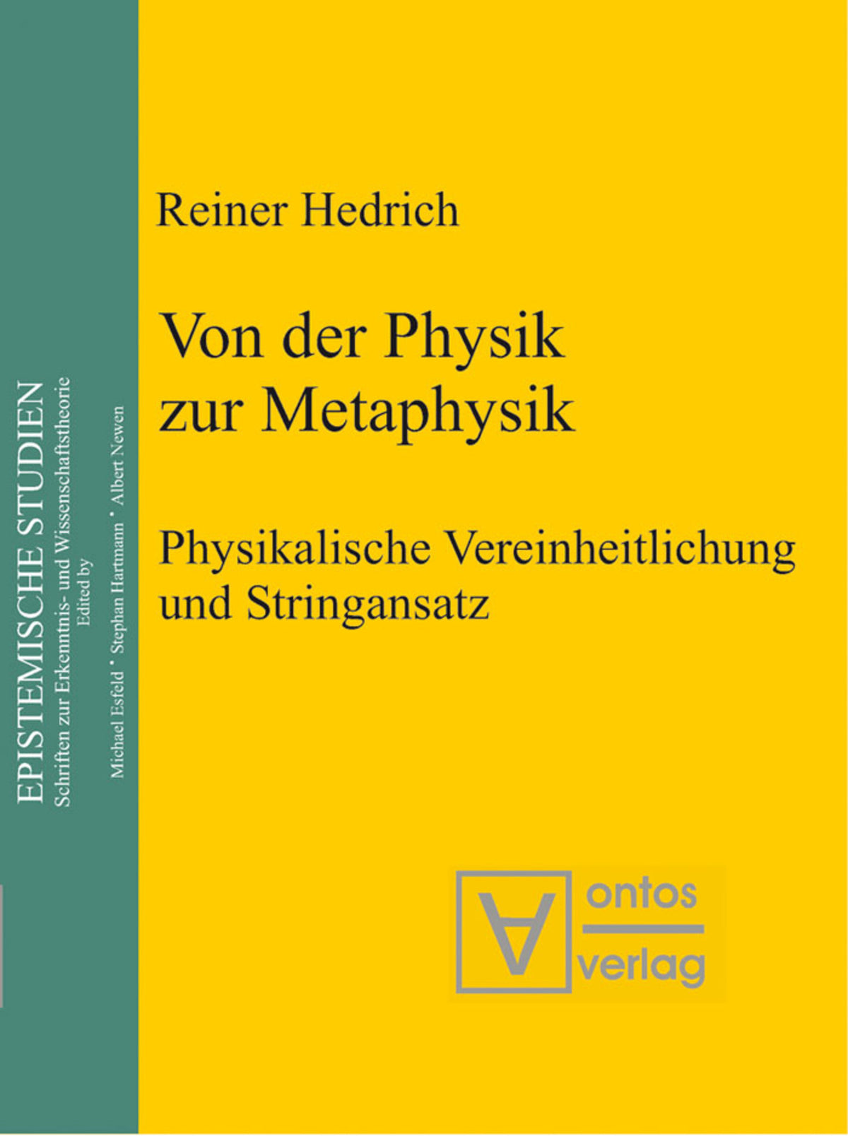 Cover image for Von der Physik zur Metaphysik ISBN 9783110322880