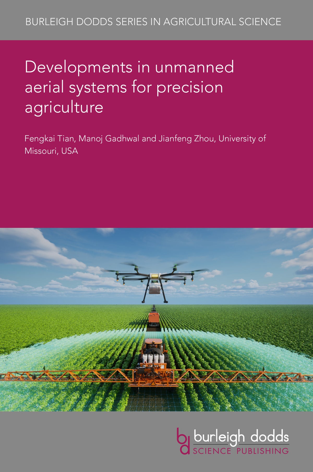 Cover image for Developments in unmanned aerial systems for precision agriculture ISBN 9781835455296