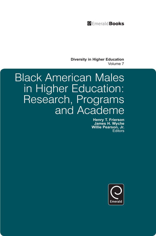 Black American Males in Higher Education